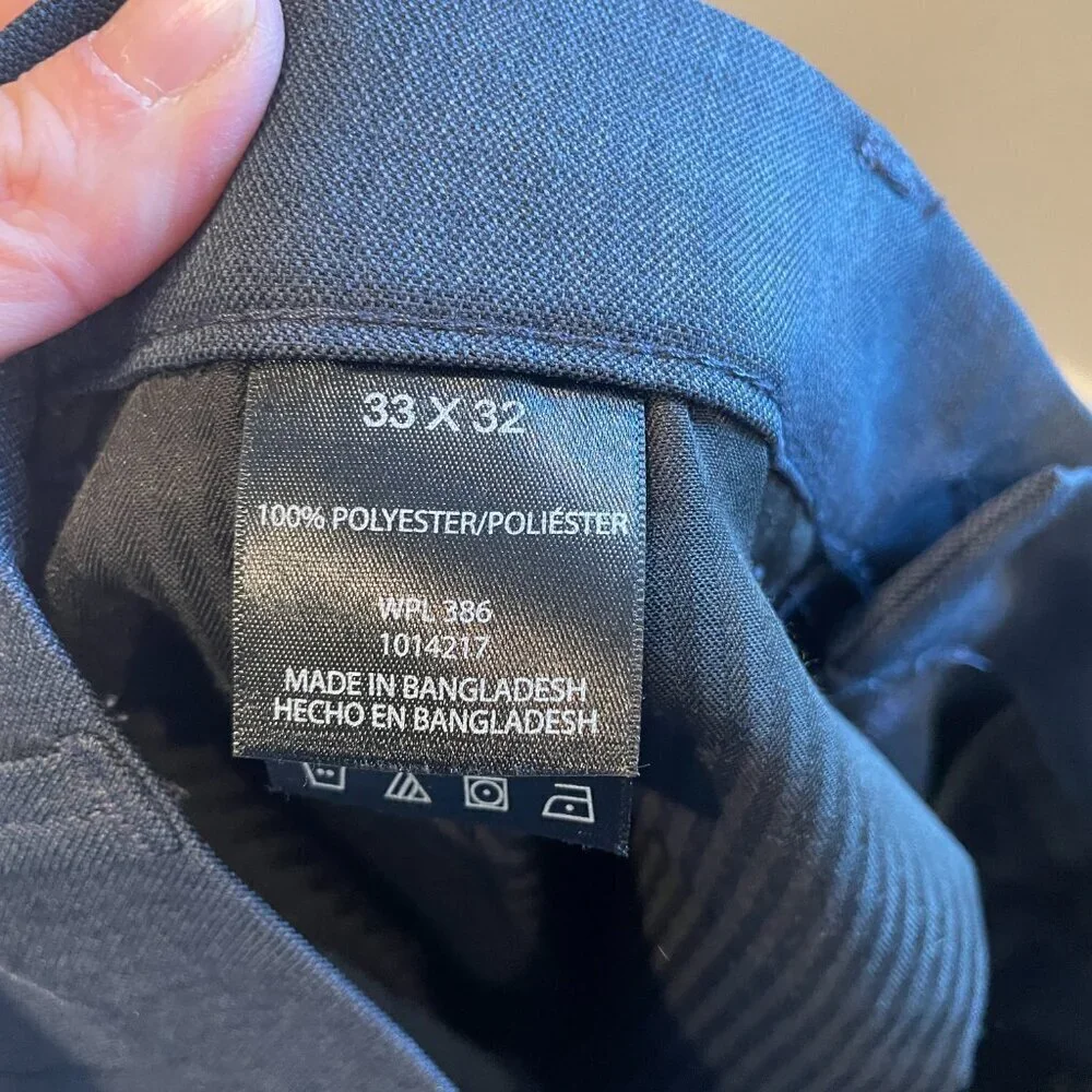 Haggar H26 Blue Work Trousers Size 32x32